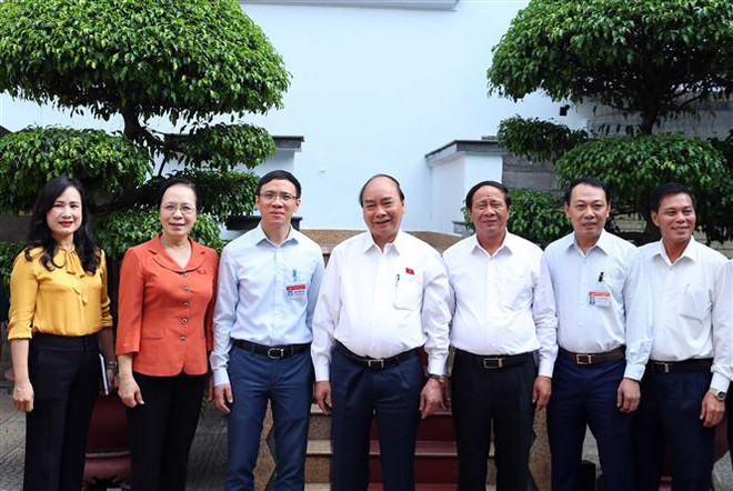 Thủ tướng Nguyễn Xuân Phúc tiếp xúc cử tri tại Hải Phòng ảnh 1