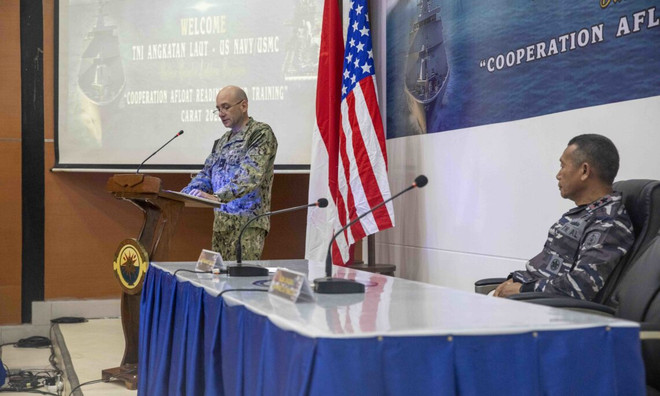 Mỹ và Indonesia bắt đầu cuộc diễn tập hàng hải CARAT 2022 ảnh 1