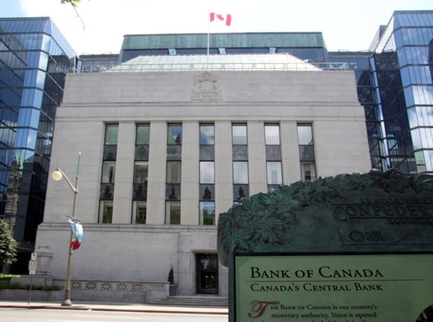 Ngân hàng trung ương Canada. (Nguồn: AP) Canada tiếp tục tăng lãi suất để kiểm soát lạm phát ảnh 1