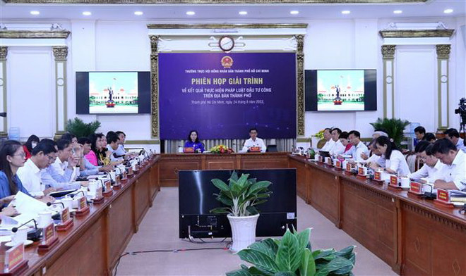 Ủy ban Nhân dân TP Hồ Chí Minh giải trình về kết quả đầu tư công ảnh 1