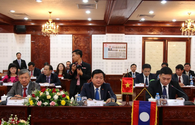 Bí thư Thành ủy TP.HCM Đinh La Thăng làm việc tại Champasak ảnh 1