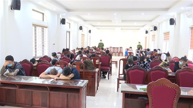 Hải Dương: Phát hiện 59 người sử dụng ma túy trong quán karaoke ảnh 1