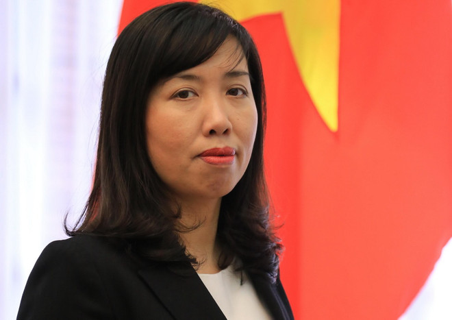 Người Phát ngôn Bộ Ngoại giao Việt Nam Lê Thị Thu Hằng. (Nguồn: TTXVN) Kiên quyết phản đối những hoạt động xâm phạm chủ quyền của Việt Nam ảnh 1