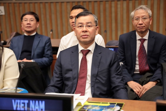 Tổng Kiểm toán Nhà nước Ngô Văn Tuấn tham dự Cuộc họp. (Ảnh: Thanh Tuấn/TTXVN) ttxvn_kiem toan nha nuoc 3.jpg