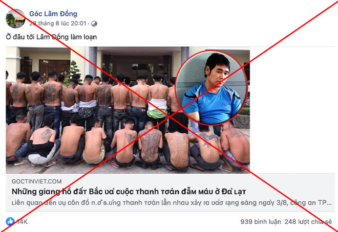 Trang Facebook 'Góc Lâm Đồng' đăng tin 'câu like,' sai sự thật ảnh 1