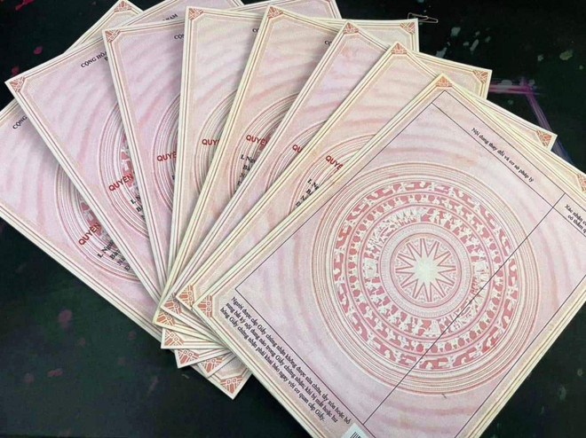 Bình Dương: Tạm giữ nhóm đối tượng chuyên làm giả sổ đỏ để lừa đảo ảnh 1