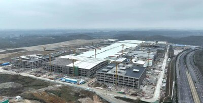 CATL’s New Energy Power and Energy Storage Battery Production Base under Construction in Guizhou as of December 5, 2022. (PRNewsfoto/Huanqiu.com)