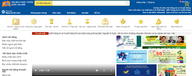 Giới thiệu hàng chục nghìn đầu sách tại Hội sách trực tuyến quốc gia ảnh 1