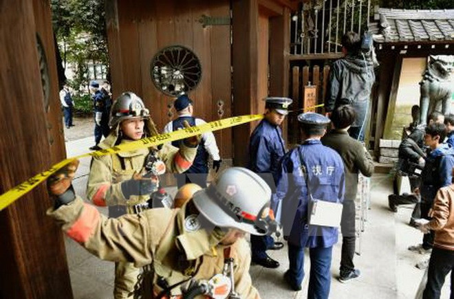 Nhật Bản bắt giữ nghi can Hàn Quốc đánh bom đền Yasukuni ảnh 1