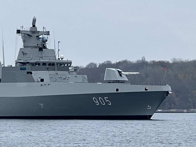Chiến hạm mà Ai Cập mới tiếp nhận. (Nguồn: Military.africa) Ai Cập tiếp nhận chiến hạm được trang bị hệ thống vũ khí hiện đại ảnh 1