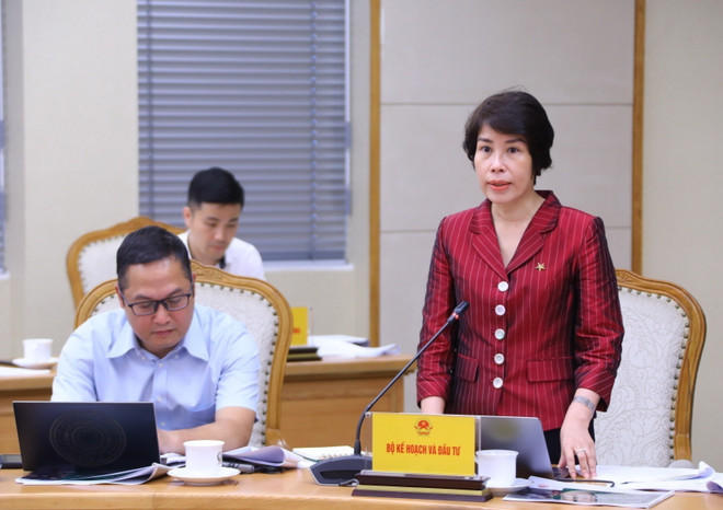 Thứ trưởng Bộ Kế hoạch và Đầu tư Nguyễn Thị Bích Ngọc phát biểu. (Ảnh: Văn Điệp/TTXVN) 'Thiếu giải pháp cụ thể, mục tiêu Tăng trưởng Xanh chỉ nằm trên giấy' ảnh 3