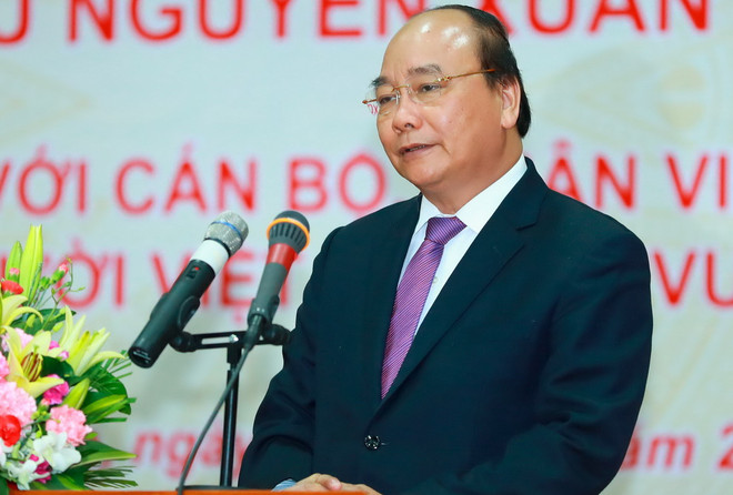 Thủ tướng Nguyễn Xuân Phúc tới thăm Đại Tăng thống Tep Vong ảnh 1