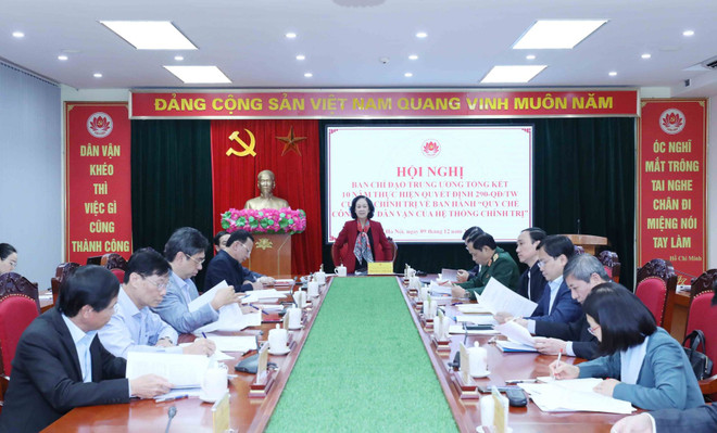 Nâng cao hiệu quả, đổi mới công tác dân vận trong tình hình mới ảnh 1