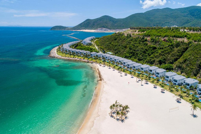 Nha Trang nổi tiếng với những bãi biển tuyệt đẹp. (Ảnh: CTV/Vietnam+) Nha Trang_ Ảnh 1.jpg
