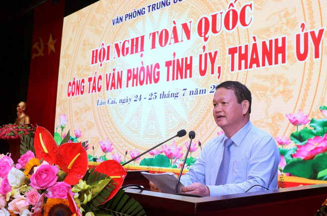 Hội nghị toàn quốc công tác văn phòng Tỉnh ủy, Thành ủy tại Lào Cai ảnh 2