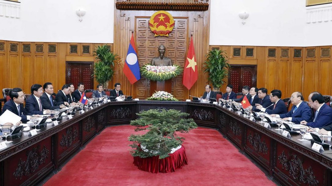 Thủ tướng Chính phủ Nguyễn Xuân Phúc hội đàm với Thủ tướng Lào ảnh 2