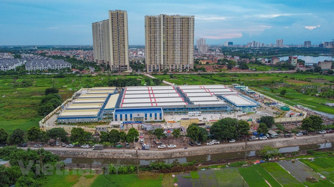 Hà Nội: Bệnh viện dã chiến ở Hoàng Mai dự kiến hoạt động từ ngày 1/9 ảnh 1