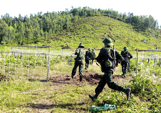 Vĩnh Phúc: Sư đoàn 304 tổ chức diễn tập cho lực lượng dự bị động viên ảnh 1