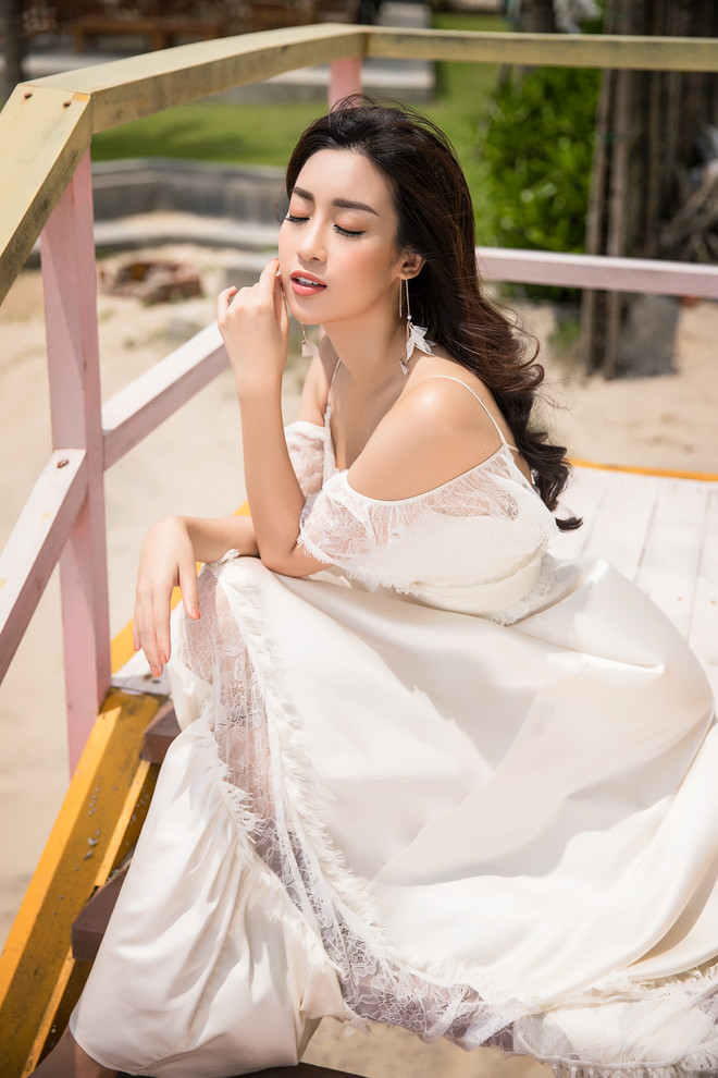 Top 3 Hoa hậu Việt Nam hóa những thiên thần thướt tha ảnh 8