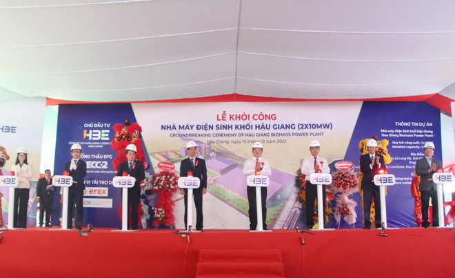Hậu Giang: Khởi công xây dựng nhà máy điện sử dụng nhiên liệu trấu ảnh 1
