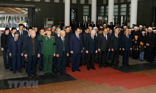 Tổ chức lễ tang đồng chí Nguyễn Đức Bình theo nghi thức cấp Nhà nước ảnh 1