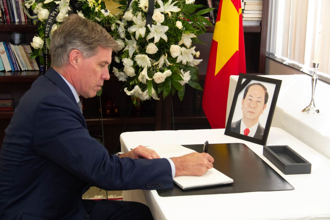 Tổ chức lễ viếng Chủ tịch nước Trần Đại Quang tại Hoa Kỳ, Argentina ảnh 2