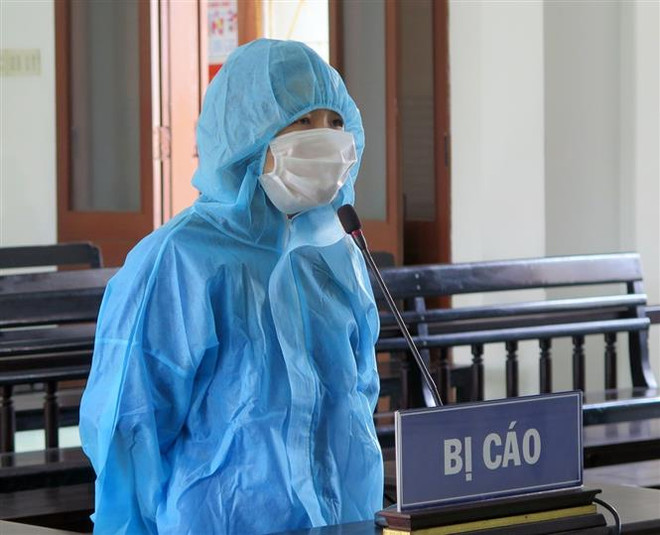 Bị cáo Trần Thị Tuyết Diệu tại phiên phúc thẩm. (Ảnh: Xuân Triệu/TTXVN) Bác kháng cáo, tuyên phạt đối tượng chống phá Nhà nước 8 năm tù giam ảnh 1