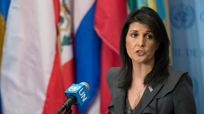 Palestine chỉ trích "thái độ thù địch" của Đại sứ Mỹ Nikki Haley ảnh 1
