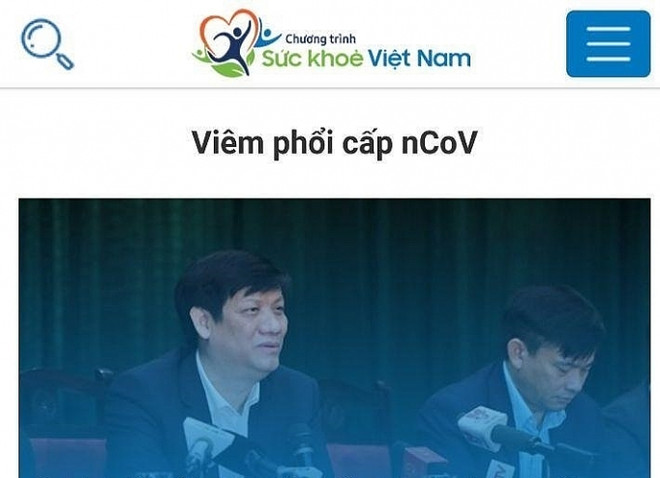 Hoàn thiện ứng dụng 'Sức khỏe Việt Nam' hỗ trợ phòng dịch nCoV ảnh 1
