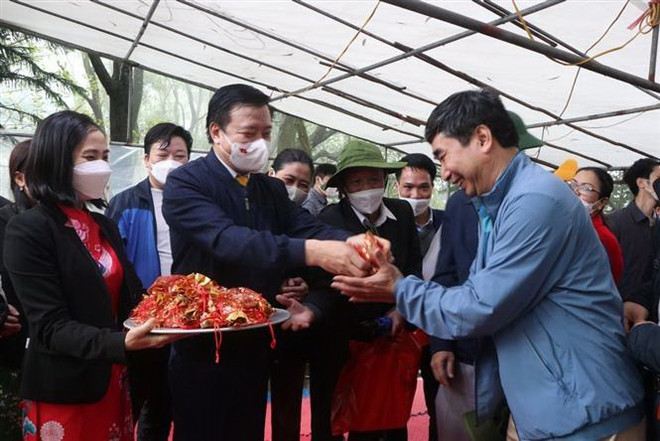 Nghi lễ truyền thống mùa Xuân Côn Sơn-Kiếp Bạc: Độc đáo lễ tế trời đất ảnh 2