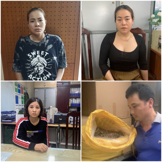 Các đối tượng trong vụ án. (Nguồn: Công an thành phố Hà Nội) Hà Nội: Truy tố nhóm đối tượng buôn bán vảy tê tê ra nước ngoài ảnh 1