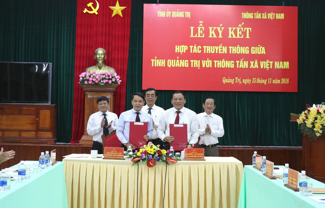 Thông tấn xã Việt Nam và tỉnh Quảng Trị ký kết hợp tác truyền thông ảnh 1
