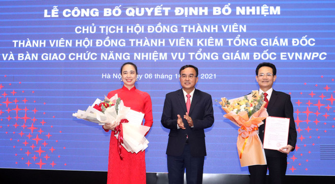 Bổ nhiệm Chủ tịch Hội đồng thành viên và Tổng giám đốc EVNNPC ảnh 1