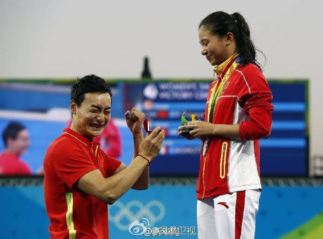 "Huy chương kim cương" cho màn cầu hôn lãng mạn nhất Olympic ảnh 4