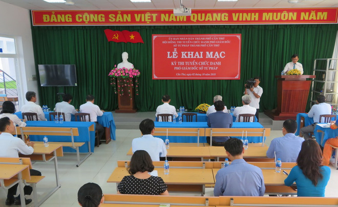 Thi tuyển chức danh Phó Giám đốc Sở Tư pháp thành phố Cần Thơ ảnh 1