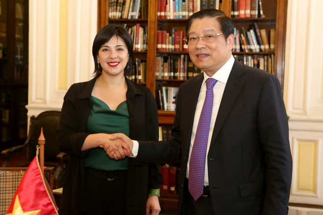 Đoàn đại biểu cấp cao Đảng Cộng sản Việt Nam thăm, làm việc tại Chile ảnh 3