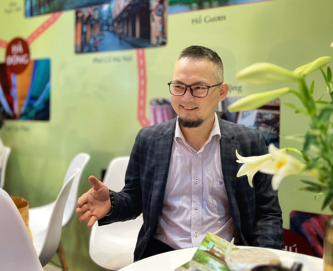 CEO Nguyễn Ngọc Bích. (Ảnh: Mai Mai/Vietnam+) Du lịch mùa nghỉ lễ: Chung tay 'giảm nhiệt' và tránh 'bẫy lừa' ảnh 1