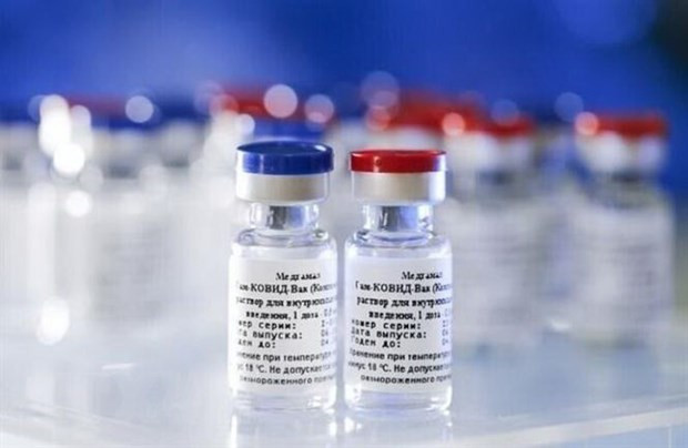 Vaccine Sputnik V ngừa COVID-19 của Nga. (Ảnh: IRNA/TTXVN) Ngoại trưởng Mexico thăm Nga để đàm phán sản xuất vaccine Sputnik-V ảnh 1
