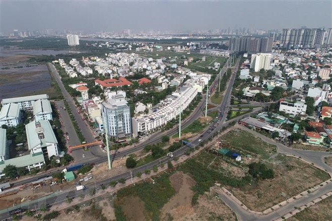 Một góc Thành phố Hồ Chí Minh. (Nguồn: TTXVN) Phát triển thành phố Thủ Đức - khu đô thị sáng tạo phía Đông TP.HCM ảnh 1
