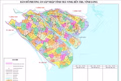 Công bố sơ đồ phương án sáp nhập 3 tỉnh Vĩnh Long-Bến Tre-Trà Vinh