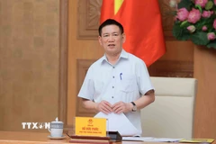 Chiều 7/8/2025, tại trụ sở Chính phủ, Phó Thủ tướng Hồ Đức Phớc chủ trì họp Hội đồng tư vấn chính sách tiền tệ quốc gia quý 2. (Ảnh: An Đăng/TTXVN)