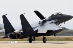 Máy bay tiêm kích F-15K của Hàn Quốc. (Ảnh: Yonhap/TTXVN)