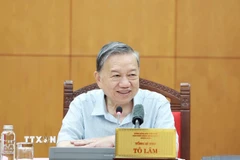 Tổng Bí thư Tô Lâm phát biểu. (Ảnh: Thống Nhất/TTXVN)