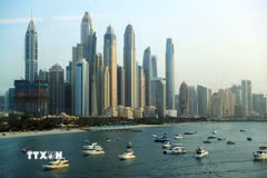 Quang cảnh thành phố Dubai, UAE. (Ảnh: THX/TTXVN)