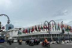 Tòa nhà Mederka, nơi diễn ra Hội nghị Á-Phi lịch sử năm 1955. (Ảnh: Đỗ Quyên/VIetnam+)