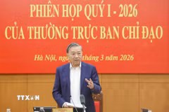 Tổng Bí thư Tô Lâm phát biểu. (Ảnh: Thống Nhất/TTXVN)