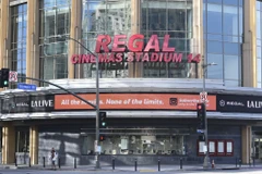 Rạp phim Regal ở Los Angeles, California (Mỹ). (Ảnh: AFP/TTXVN)