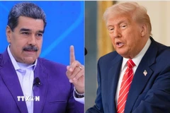 Tổng thống Mỹ Donald Trump và tổng thống Venezuela Nicolas Maduro. (Nguồn: TTXVN)