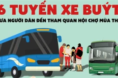 Hà Nội: Những tuyến xe buýt thuận tiện đưa người dân đến Hội chợ mùa Thu