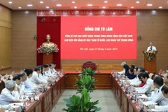 Tổng Bí thư Tô Lâm phát biểu. (Ảnh: Thống Nhất/TTXVN)